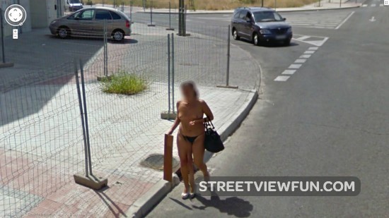 Caught Nude Google Earth.