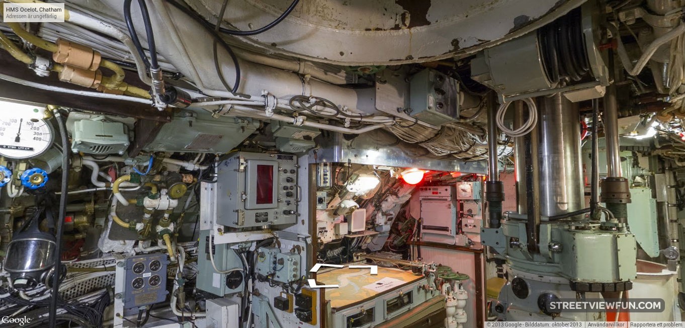 StreetViewFun | Go inside submarine HMS Ocelot on Google Street View