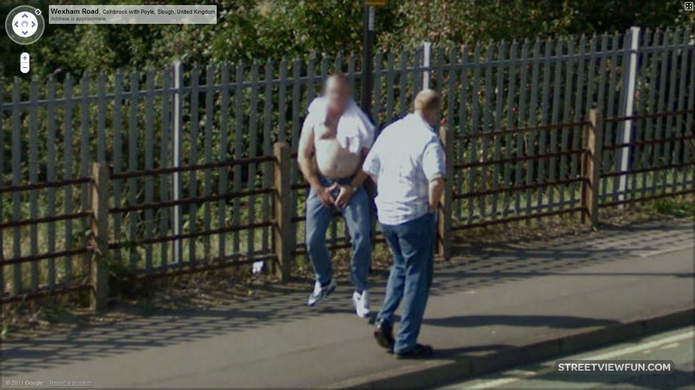 16 weirdest people on Google Maps Street View StreetViewFun