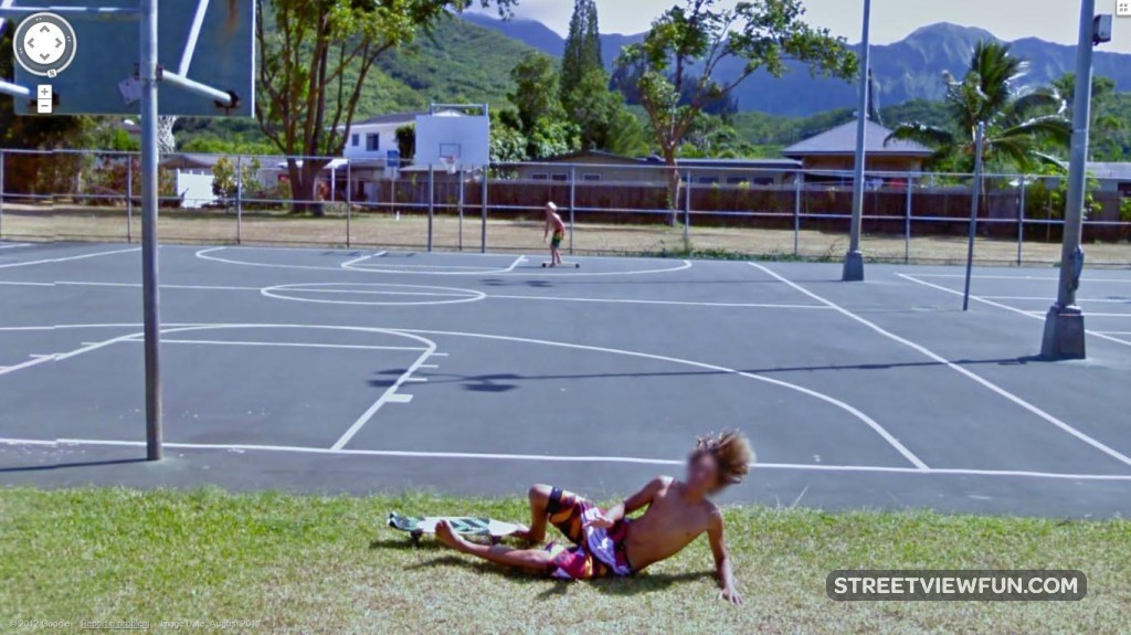 Result if you skateboard on grass StreetViewFun