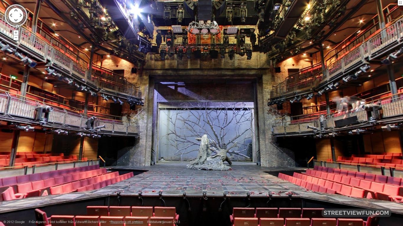 Inside Royal Shakespeare Theatre with Google Maps Street View