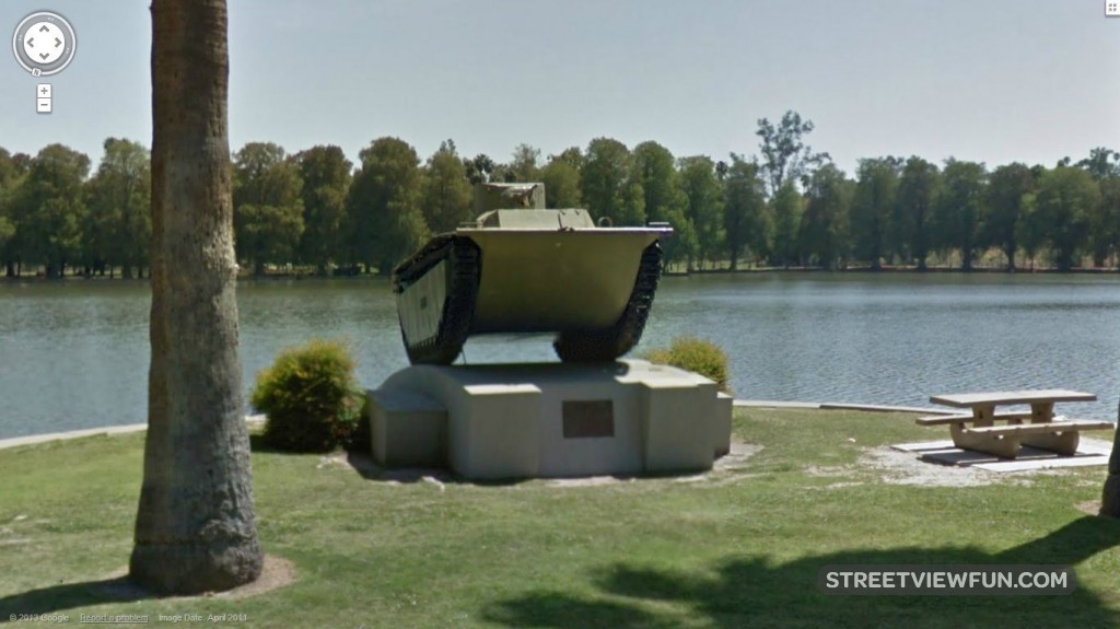 World War II Water Buffalo Tank Fairmount Park StreetViewFun