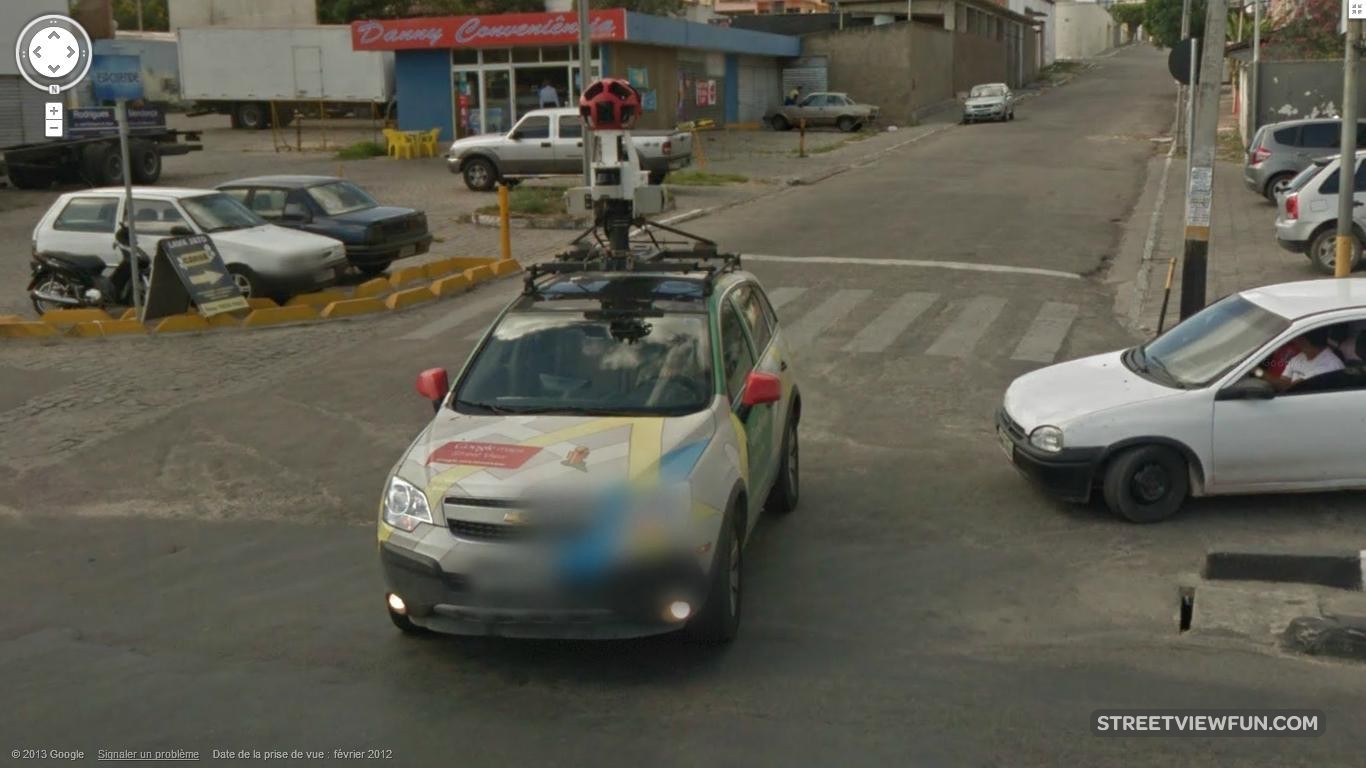 The Street View car in Brazil StreetViewFun