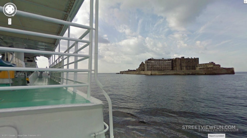 Google Street View visits deserted “Battleship island” from Bond movie