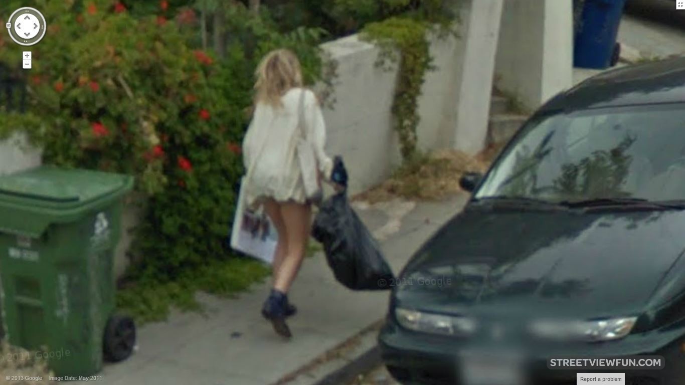 Throwing away some old photos StreetViewFun