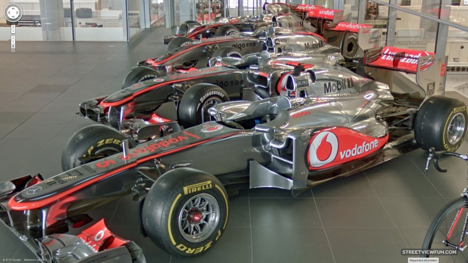 McLaren opens its doors to Google Street View StreetViewFun