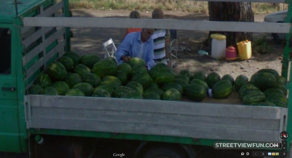 Fresh watermelons for sale StreetViewFun