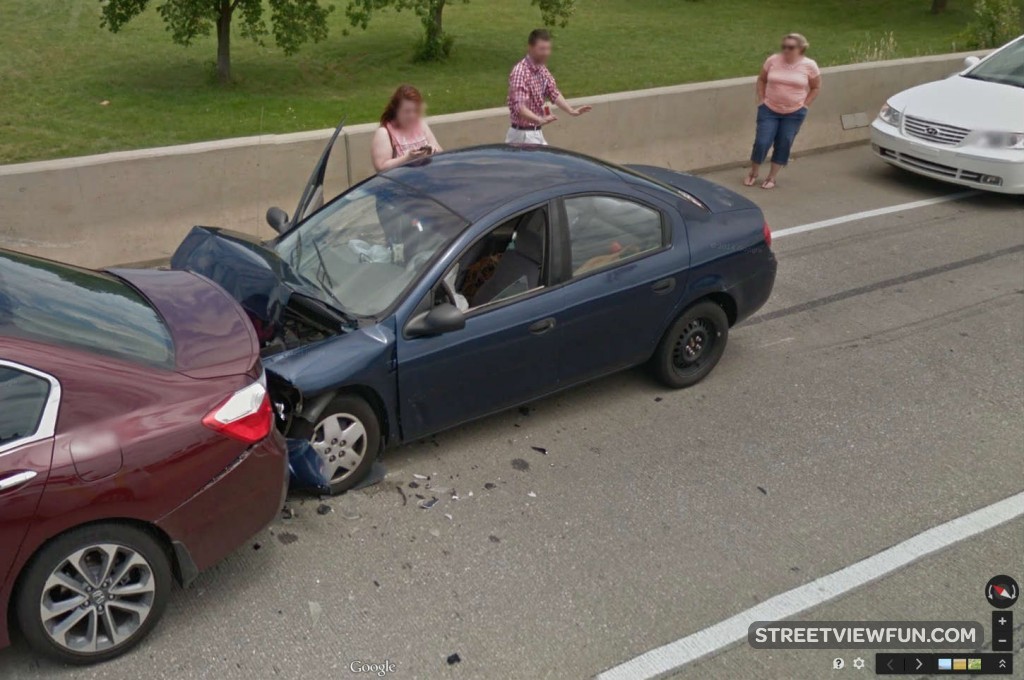 Car accident in Owensboro, Kentucky StreetViewFun