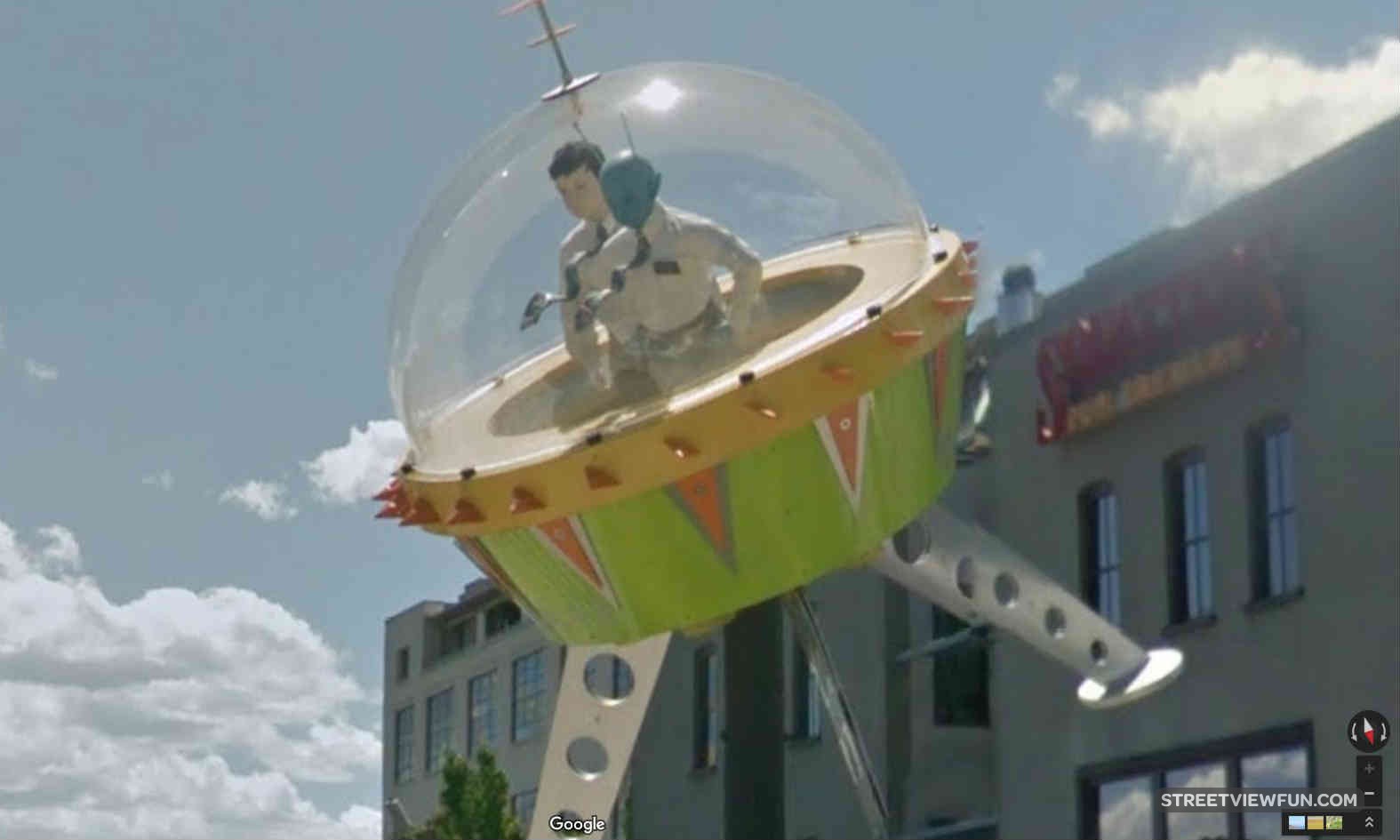 Mormon aliens in Utah StreetViewFun