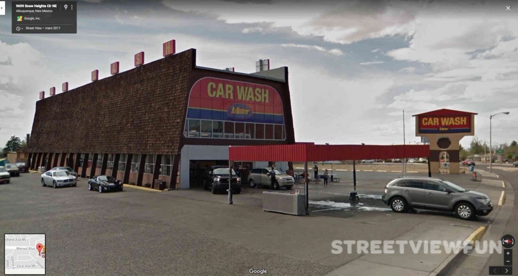 Breaking Bad car wash StreetViewFun
