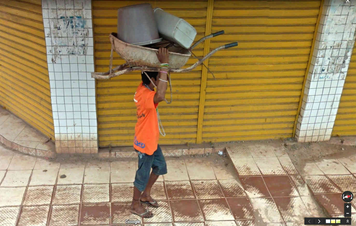 Wheel off StreetViewFun