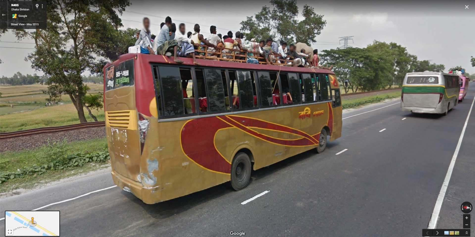 Bangladesh bus… StreetViewFun