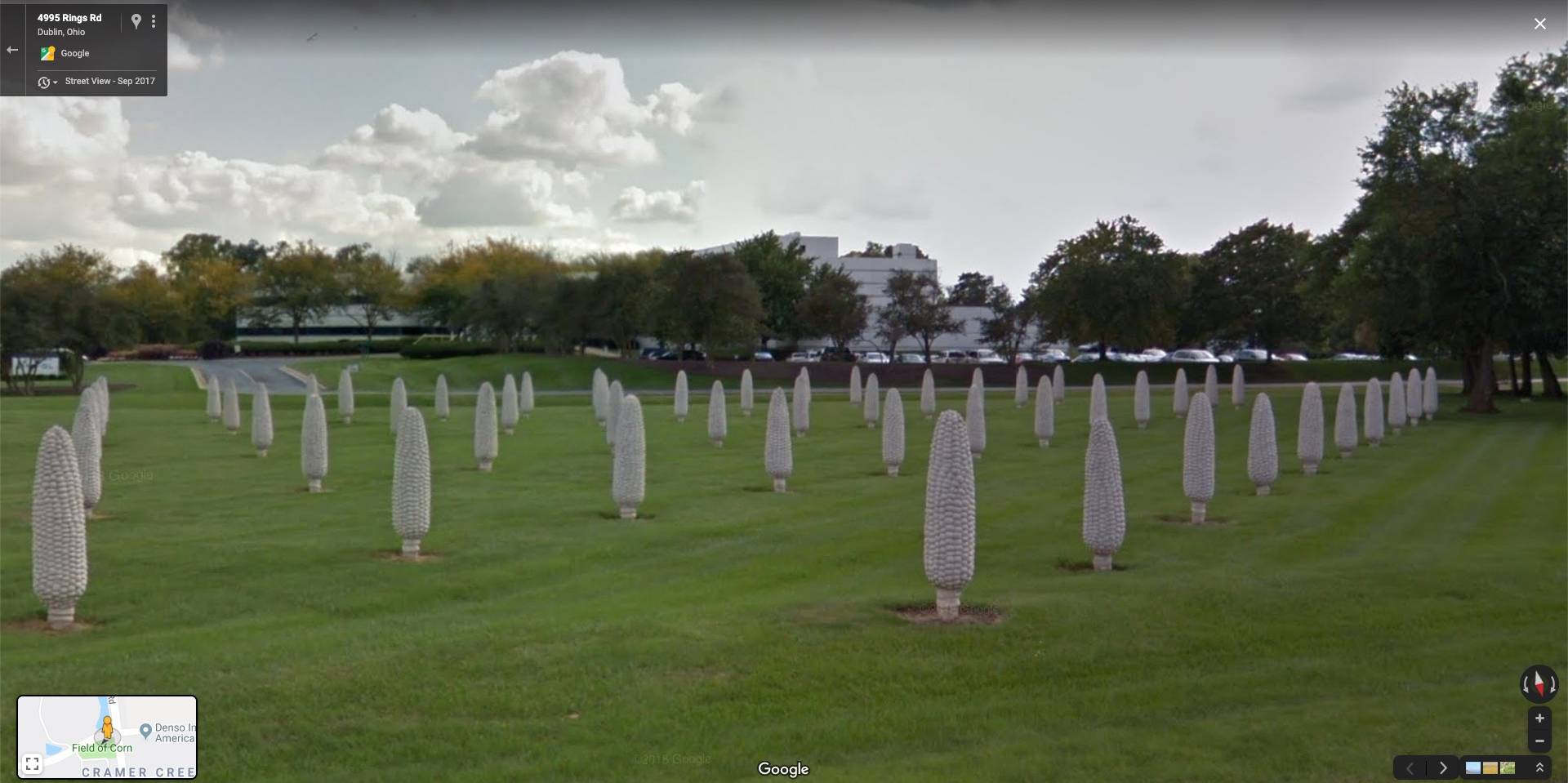 Corn Field Dublin, Ohio StreetViewFun