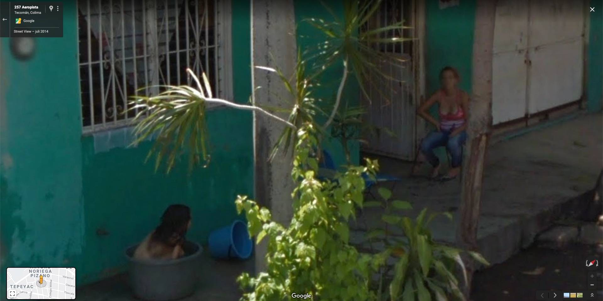 Bath in Mexico… StreetViewFun