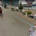 selfie with google street view
