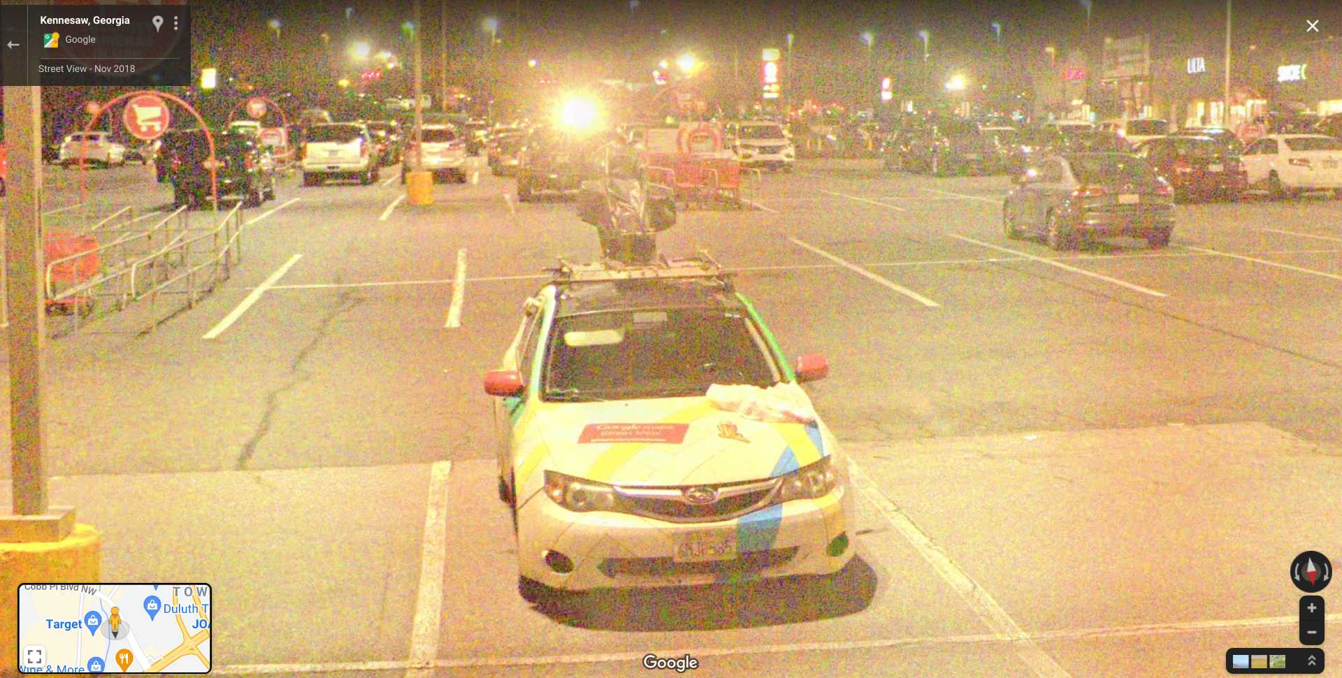 Found another Google Car in a Target Parking lot StreetViewFun