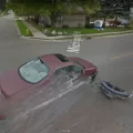 Grand Rapids car accident with Google maps