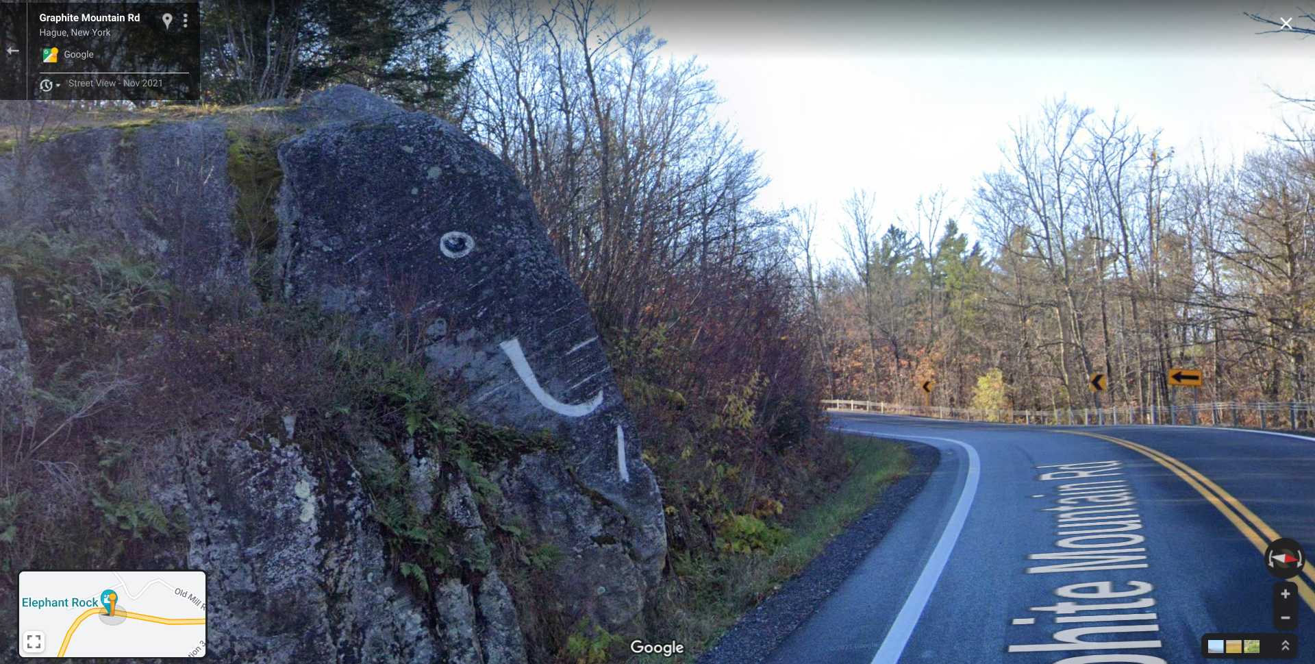 Elephant Rock near Hague, NY