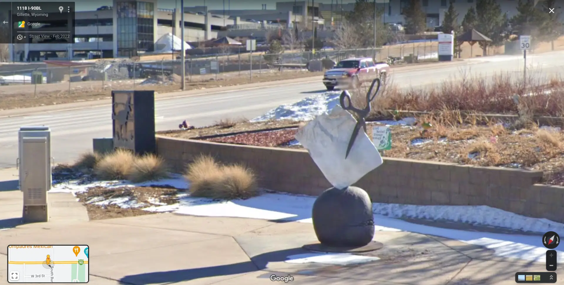 Rock paper scissors parking garage video