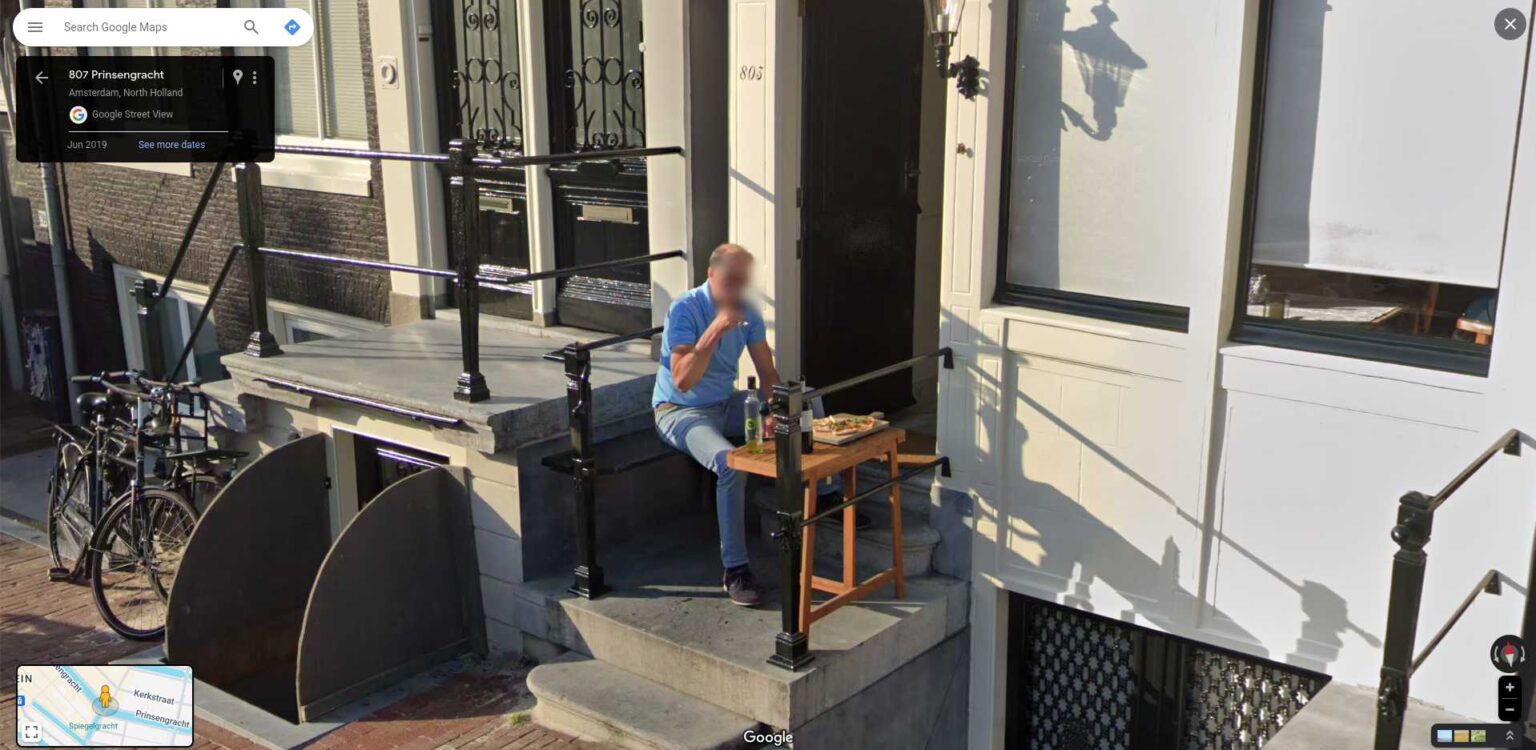 Outdoor lunch StreetViewFun