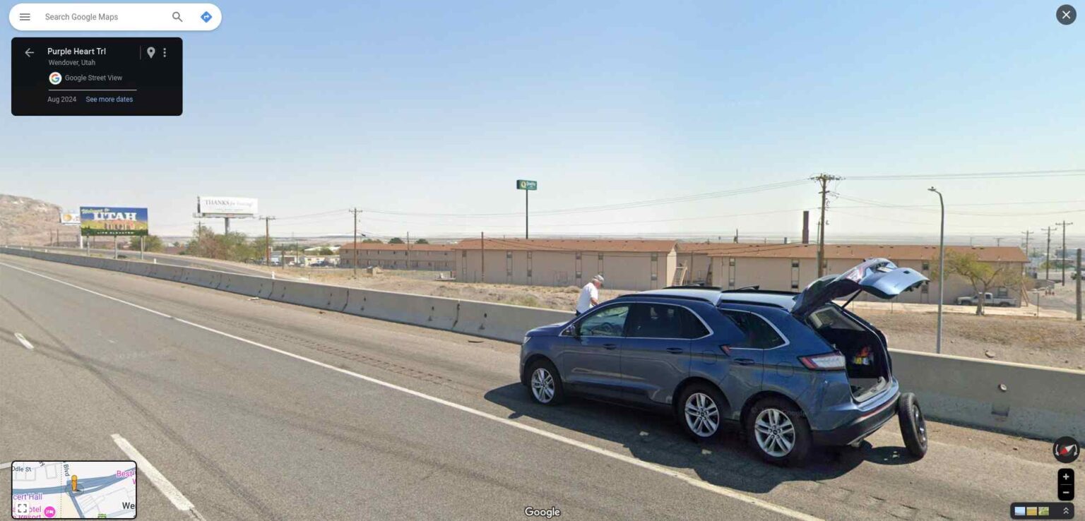 Broke Down By Utah State Line StreetViewFun
