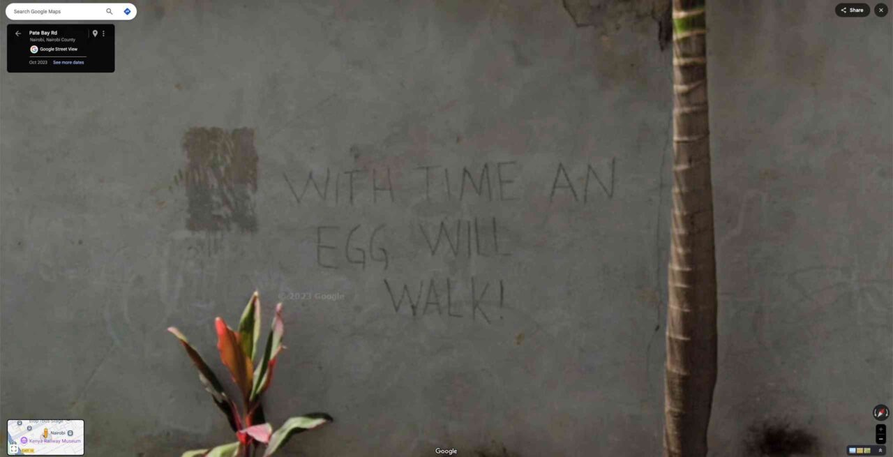 With time an egg...
