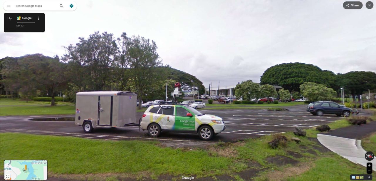 google street view trailer car