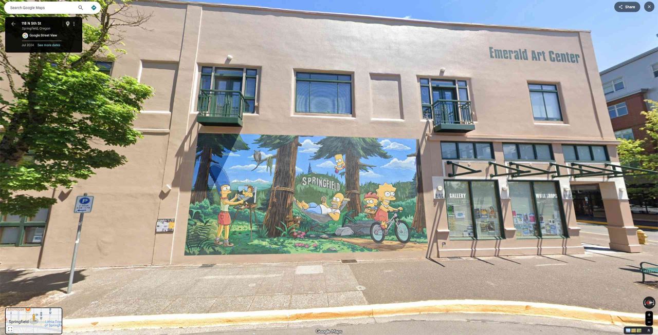 emerald art center the simpsons