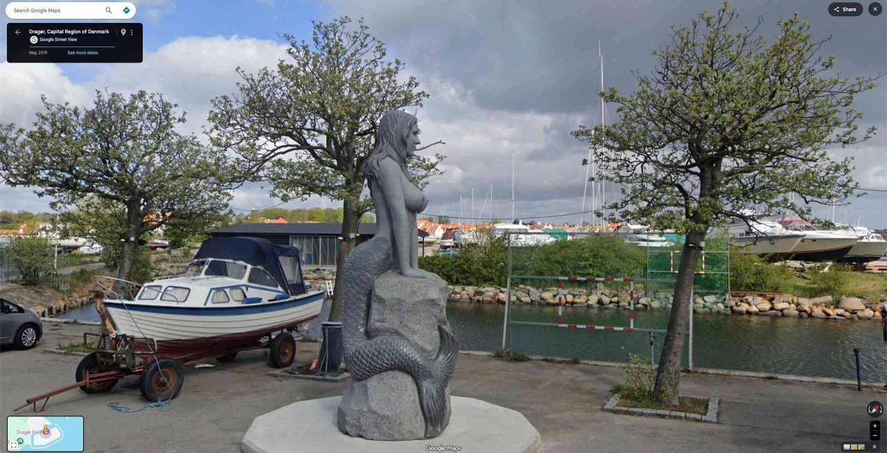 not so little mermaid denmark