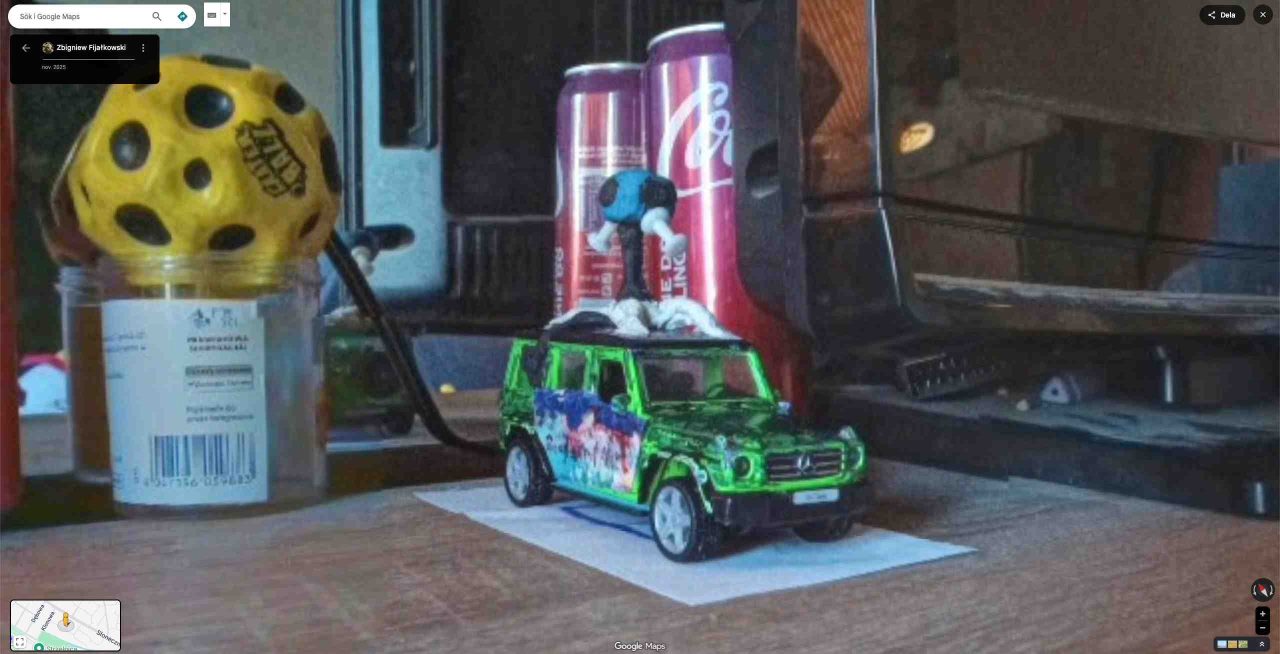 mini google maps car