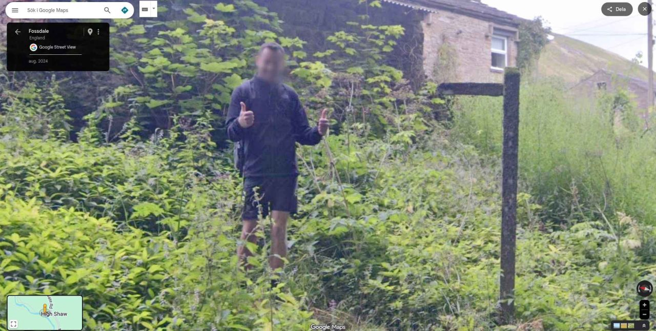 thumbs up for google street view