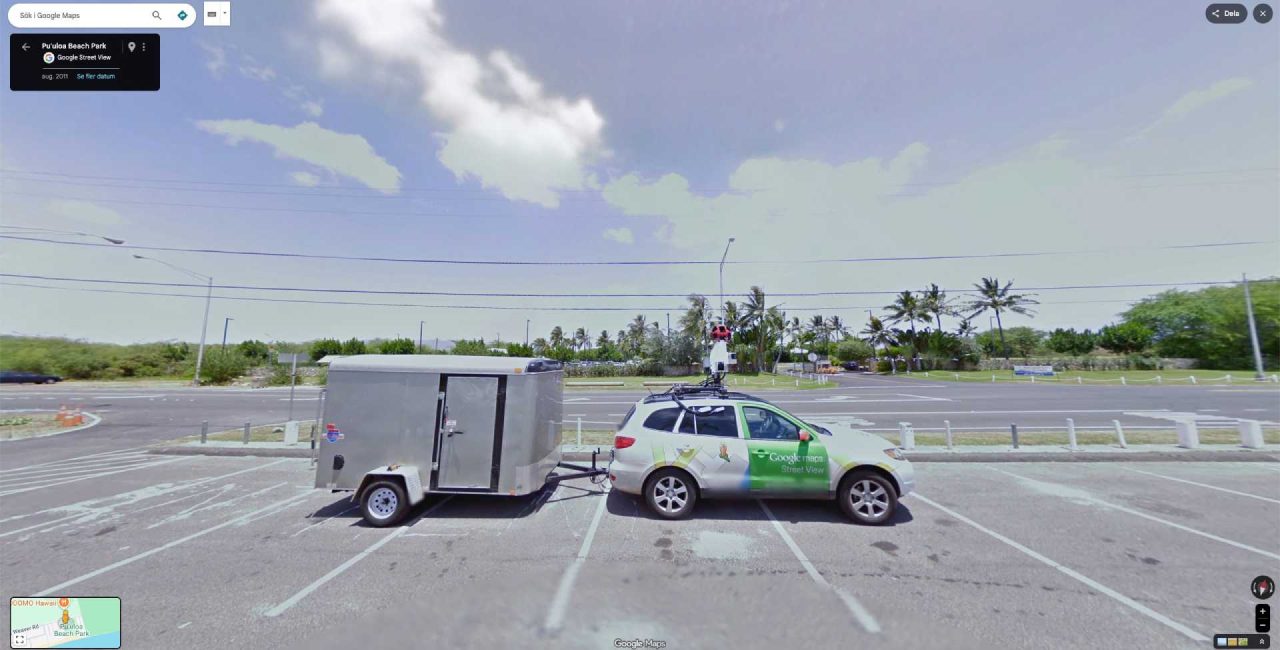 google maps van