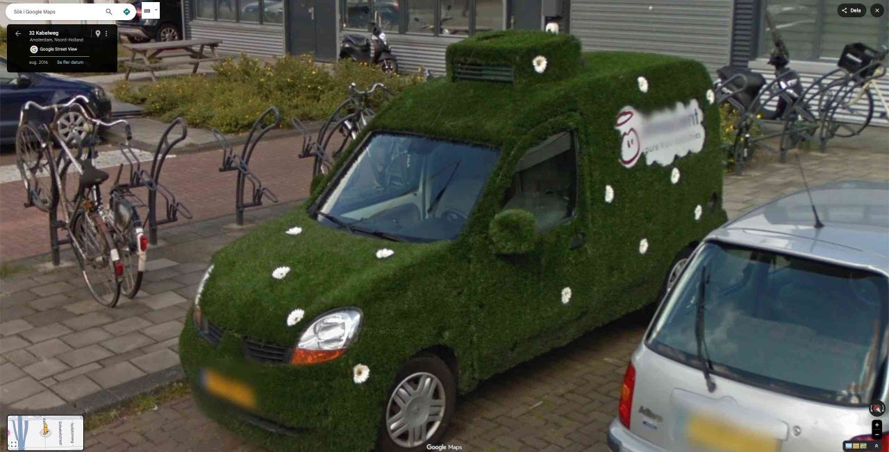 grass van