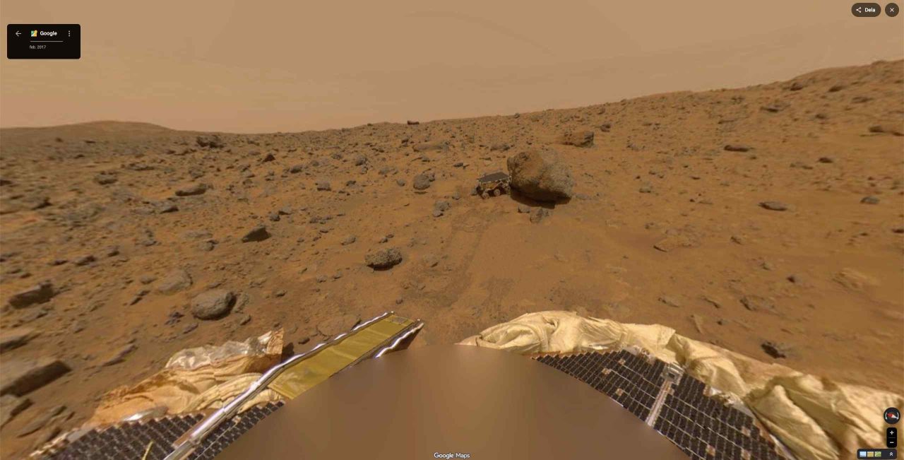 Mars Google Street View