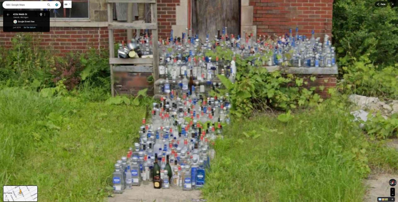 bottles house