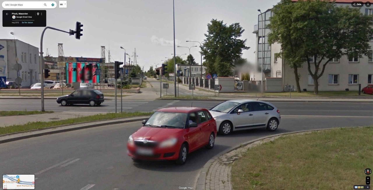 found street view car